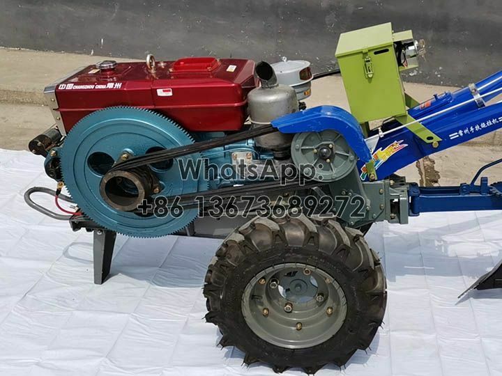 Electric start device-walking tractor