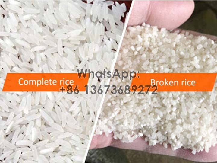 Grading rice