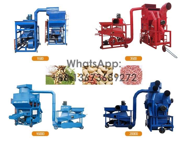 Combined Groundnut Shelling and Cleaning Machine