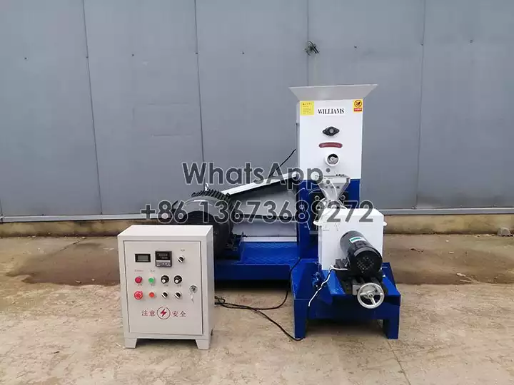 Electric-motor-fish-feed-extruder-machine
