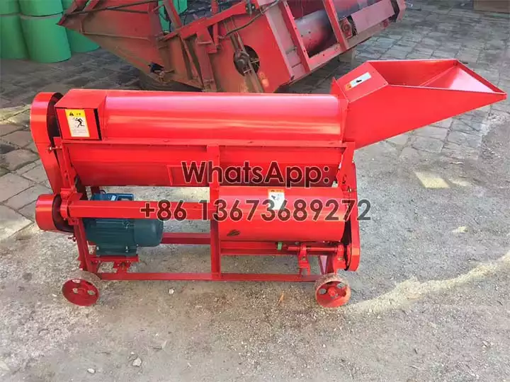 Small sorghum millet thresher